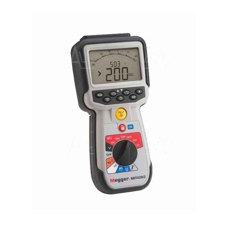 MIT430/2 miernik rezystancji izolacji 50V - 1000V PI, DAR, MEM,Bluetoot