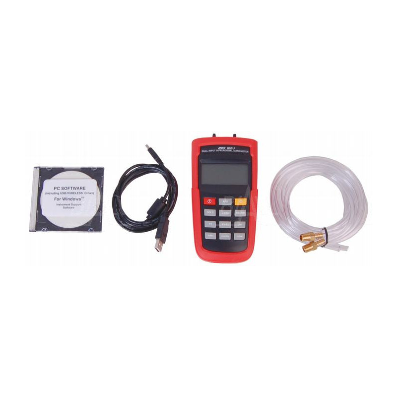 CHY886U Manometr różnicowy  2 kanały, USB