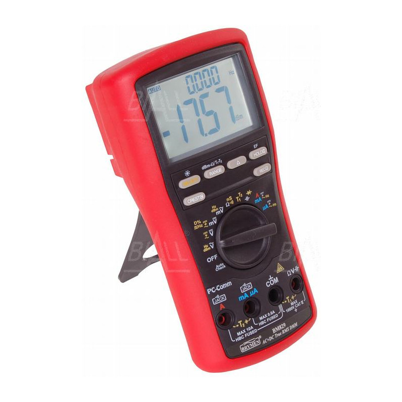 BM829s Multimetr TRMS(AC+DC),T1,T2,dual LCD,USB Brymen