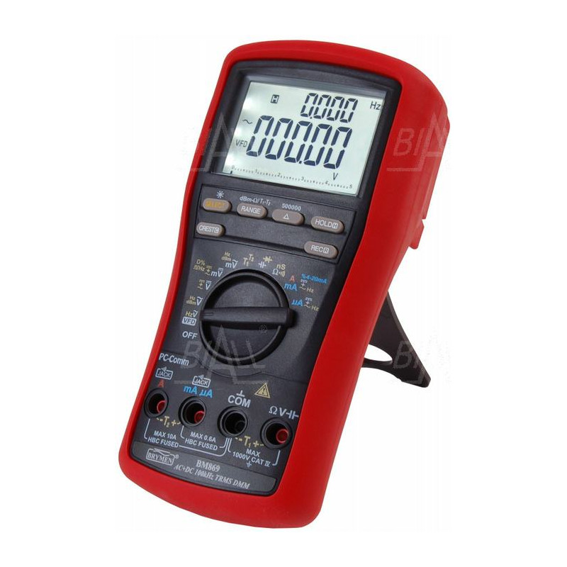 BM869s  Multimetr TRMS,VFD,%4~20mA,dBm,T1/2,USB, Brymen