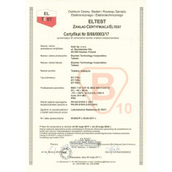 BT75EU LCD/LED Tester elektryka 1000V AC/DC, R,C,RCD,TKF,test ciągłości,EF