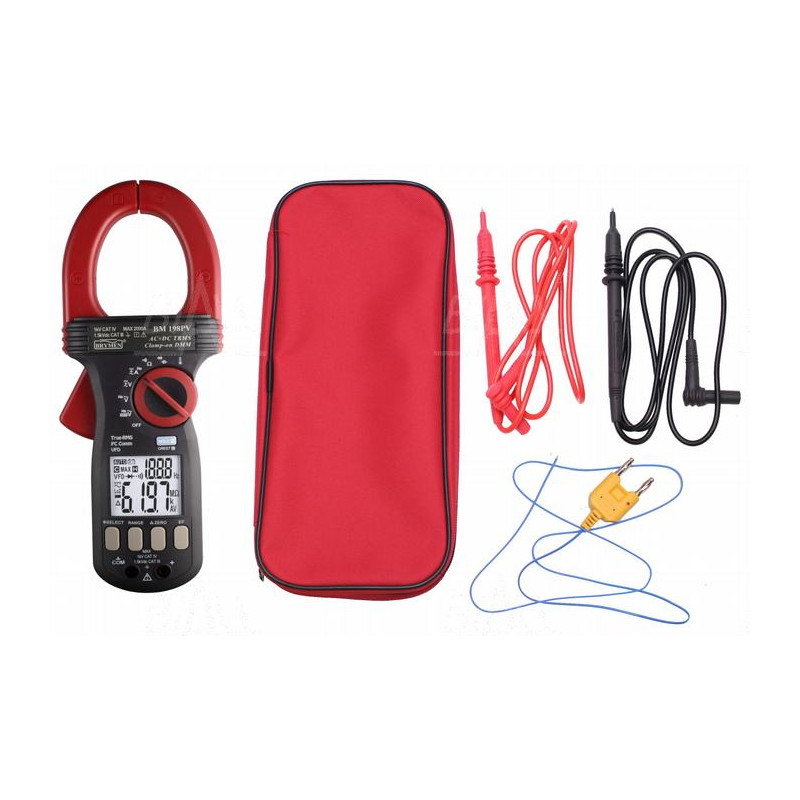 
       BM198PV Miernik cęgowy 2000A AC/DC TRMS,1500V DC,VFD,USB,CAT III 1500V Brymen
     