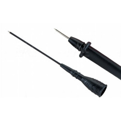 Sonda pomiarowa 1mm , gniazdo 2mm 1N-0007-BK CAT III 1000V, 2A czarny