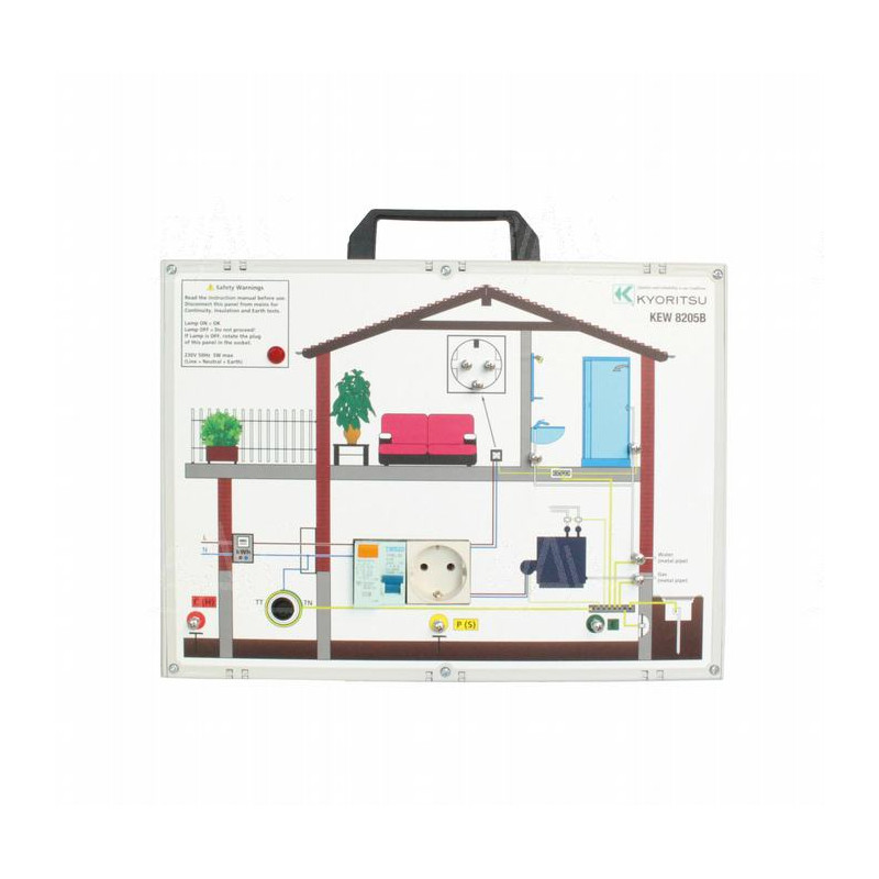 KEW8205B Panel DEMO instalacji elektrycznych