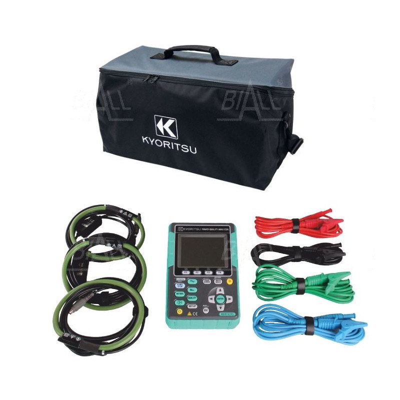 KEW6315-05 Analizator jakości en.+ 3 cęgi elast. 8133 3000A