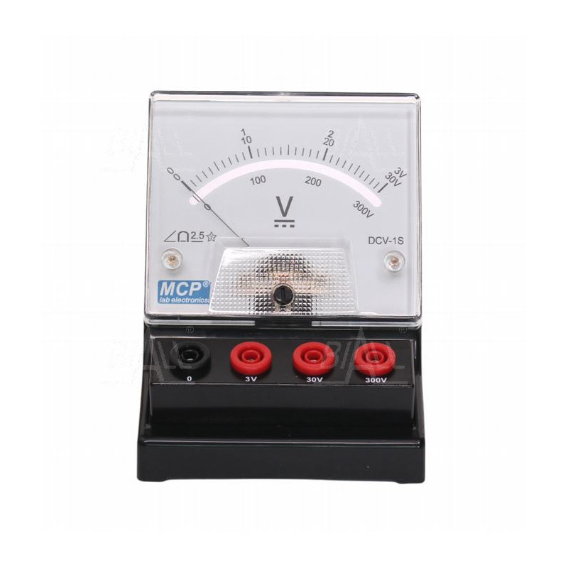Woltomierz analog. szkolny DCV-1S 3V-30V-300V DC