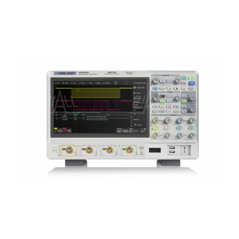 SDS5034X oscyloskop 350MHz, 4kan, 5GSa/s, 250Mpts, SPO