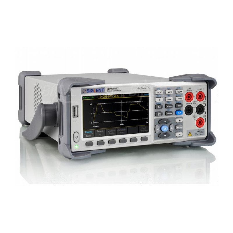 SDM3065X multimetr 6 1/2 cyfr, prędkość pomiaru 10000rdgs/s, obsługuje GPIB, kartę skanera