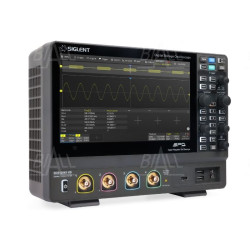 SDS1204X HD oscyloskop 200MHz, 4kan, 2GSa/s, 12-bit, 100Mpts