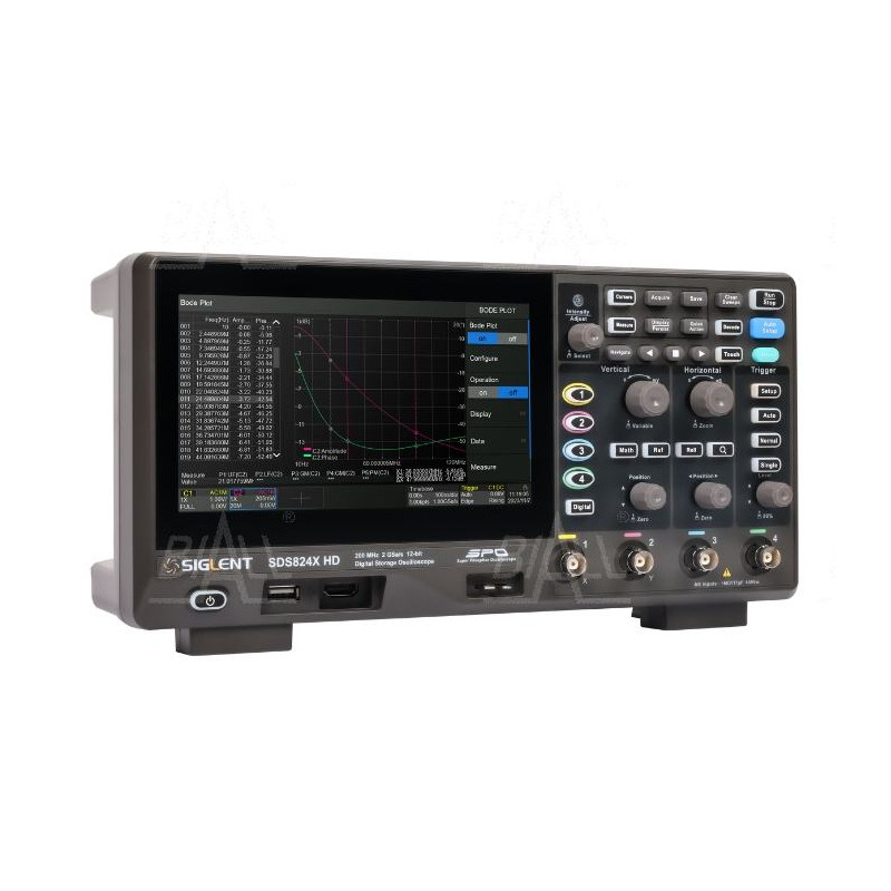 SDS814X HD  oscyloskop 100MHz, 4kan, 2GSa/s, 12-bit, 50Mpts