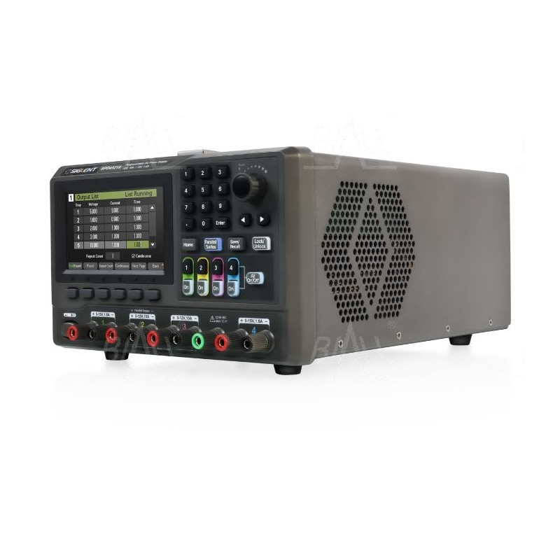 SPD4306X zasilacz lab. programowalny DC H1,CH2,CH3,CH4 max. napięcie/prąd: 15V/1.5A, 30V/6A, 30V/6A, 15V/1A, rozdz.1mV,1mA,