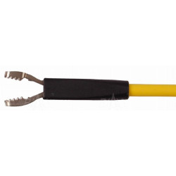 Chwytak bezp. krokod. gn. 4mm KLEPS 2800-BK CAT III 1000V, 20A czarny