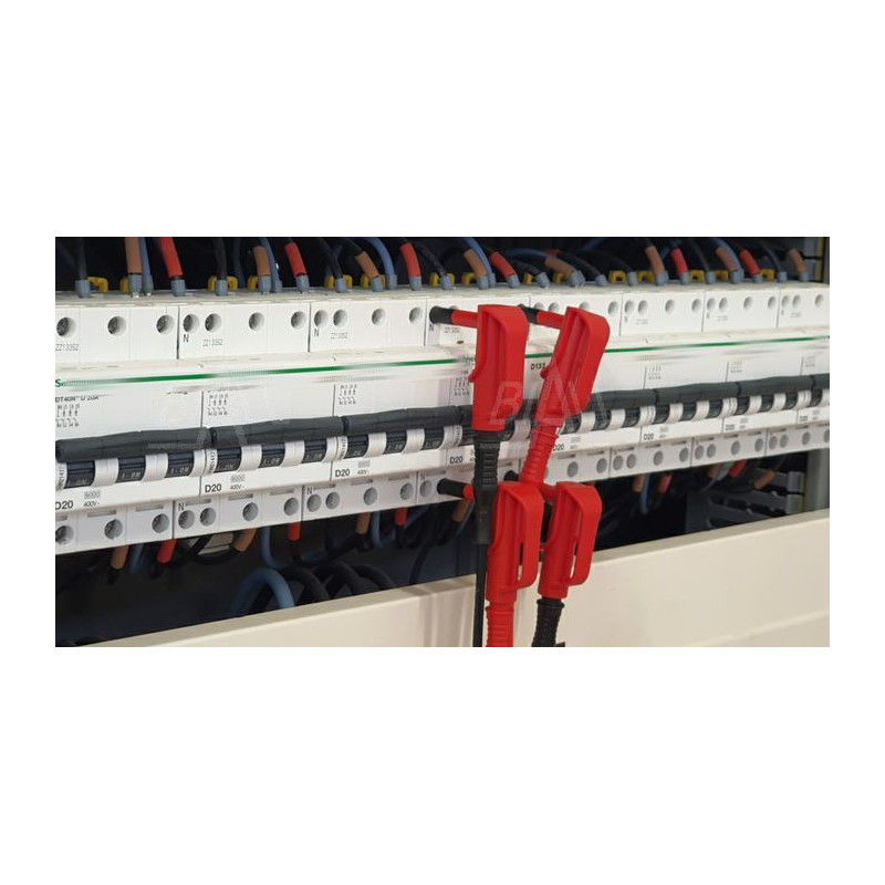 Adapter MgP6_6-IEC-WS magnetyczny 6,6mm 1500V CAT III/1000V CAT IV biały do 6315/6305