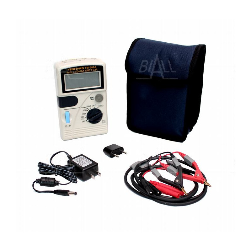 TM508A Miliomomierz 0,1mOhm dokł. 0,3% TENMARS