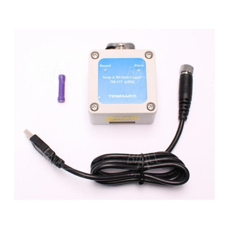 TM317 Termohigrometr rejestrator IP68, -40~ 85°C, 1~ 99% RH TENMARS