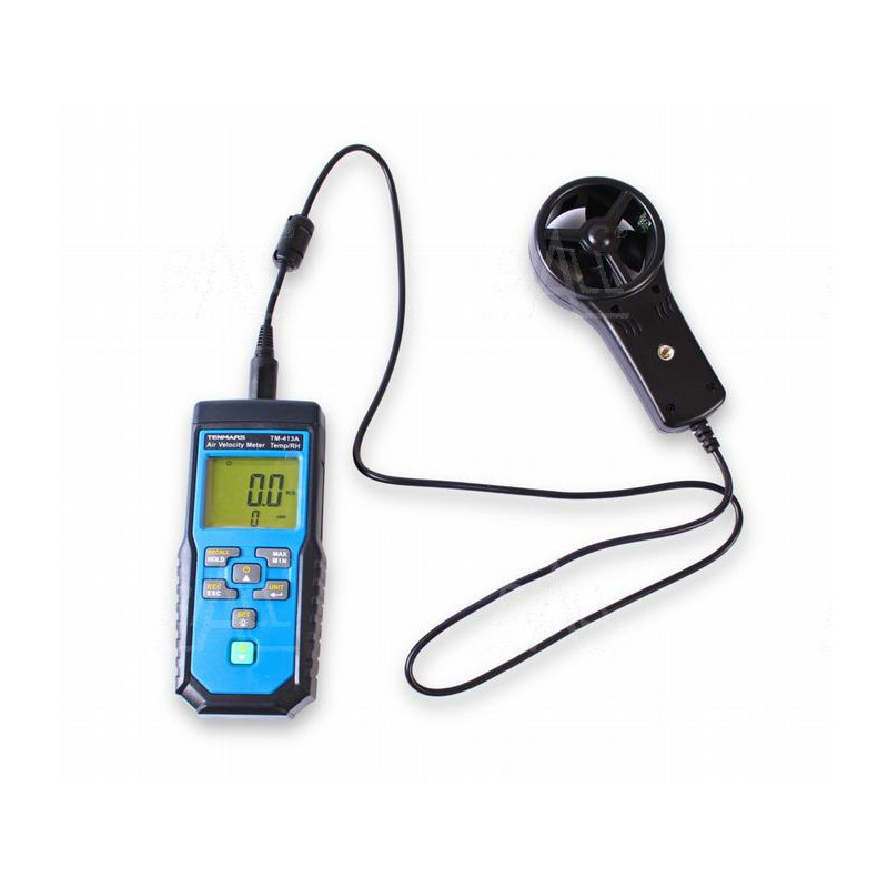 TM413A Anemometr, przepływ, temp, wilgotność TENMARS