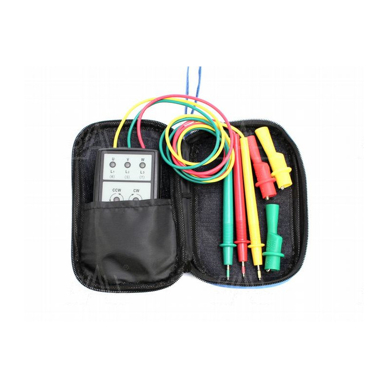 VC850 – tester kolejności faz z LED i krokodylami | Vici