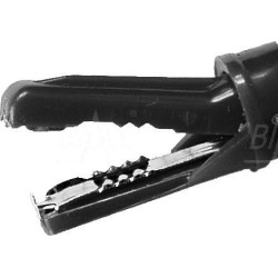 Krokodylek gn. 4mm KK1-BK 60V/30V~ 3A czarny