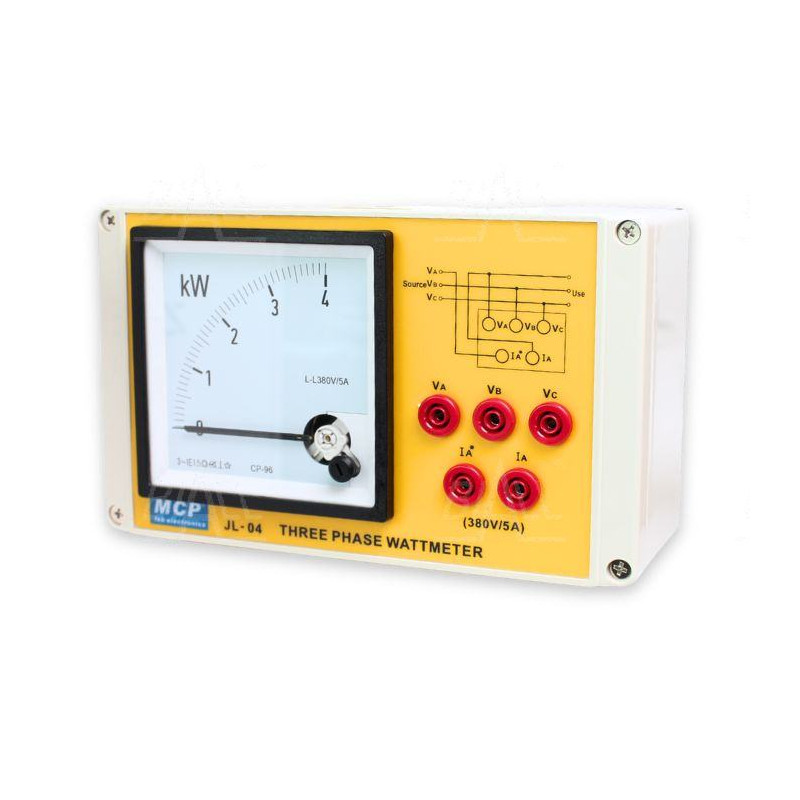 
       JL04 Watomierz trójfazowy 0-4kW szkolny
     