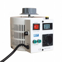 Autotransformator reg.  M10-522LCD-20 260V/8A 2kVA MCP