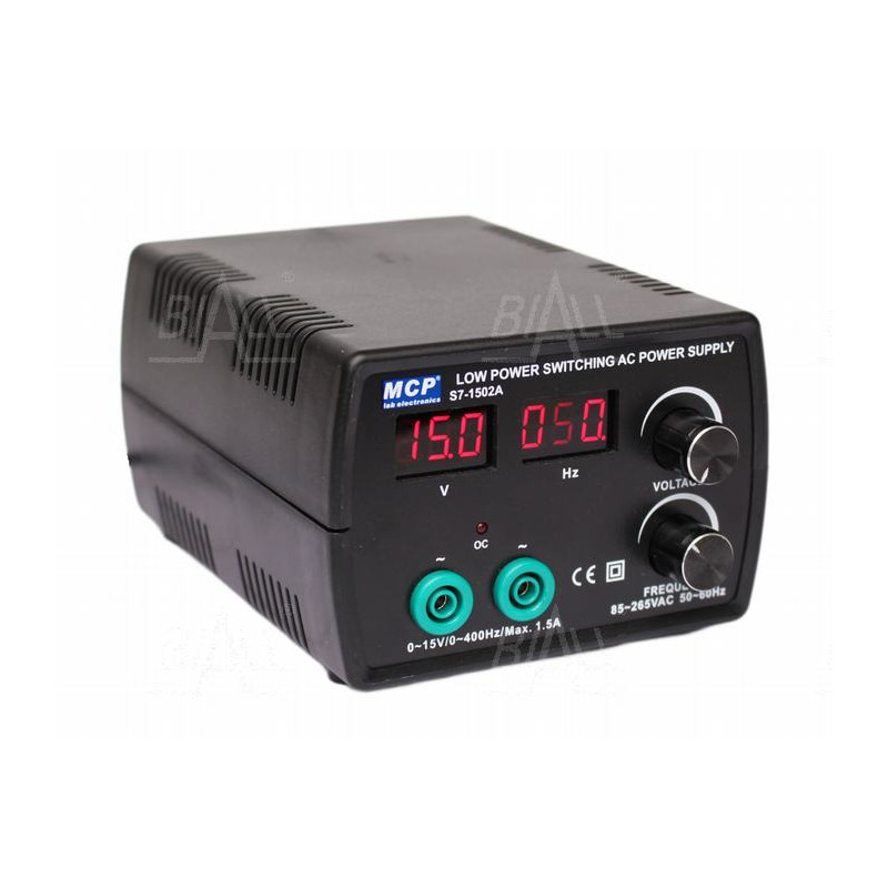 
       Zasilacz lab S7-1502A AC 1~15V/1,5A  0~100Hz , 100~400Hz
     