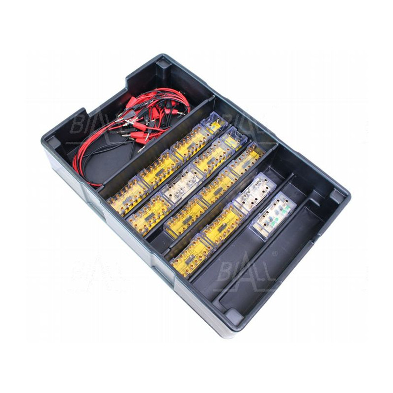 F1-2 Makieta szkolna - podstawy bramek logicznych 16 ćwiczeń