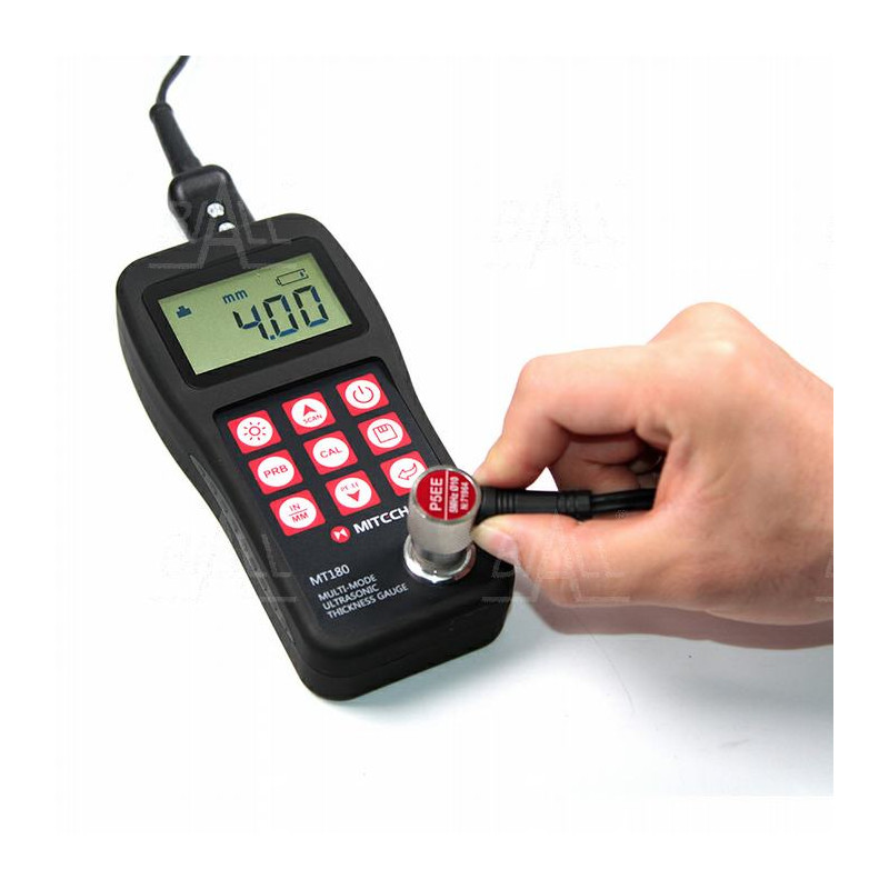 MT180 Miernik grubości materiałów 0,65~600mm(P-E) 3-30mm(E-E) 0,1/0,01mm USB