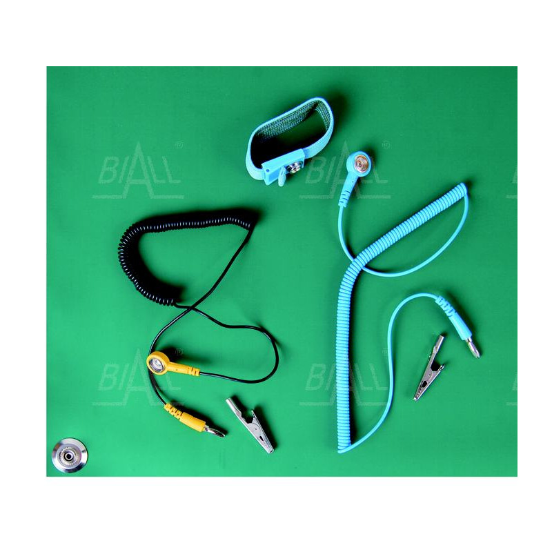 Mata ESD komplet stołowa zielona GD508 0,6mx0,9m x2mm