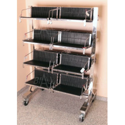 SL-605 Wózek transp. ESD do zaw. racków 1050x540x1400