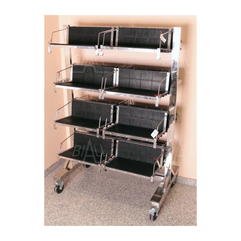 SL-605 Wózek transp. ESD do zaw. racków 1050x540x1400