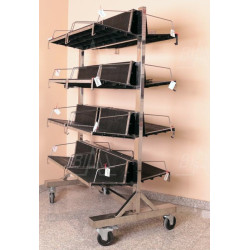 SL-605 Wózek transp. ESD do zaw. racków 1050x540x1400