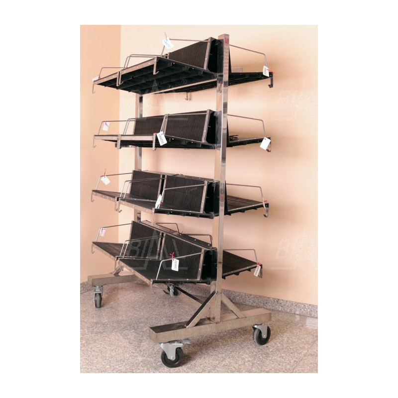 SL-605 Wózek transp. ESD do zaw. racków 1050x540x1400