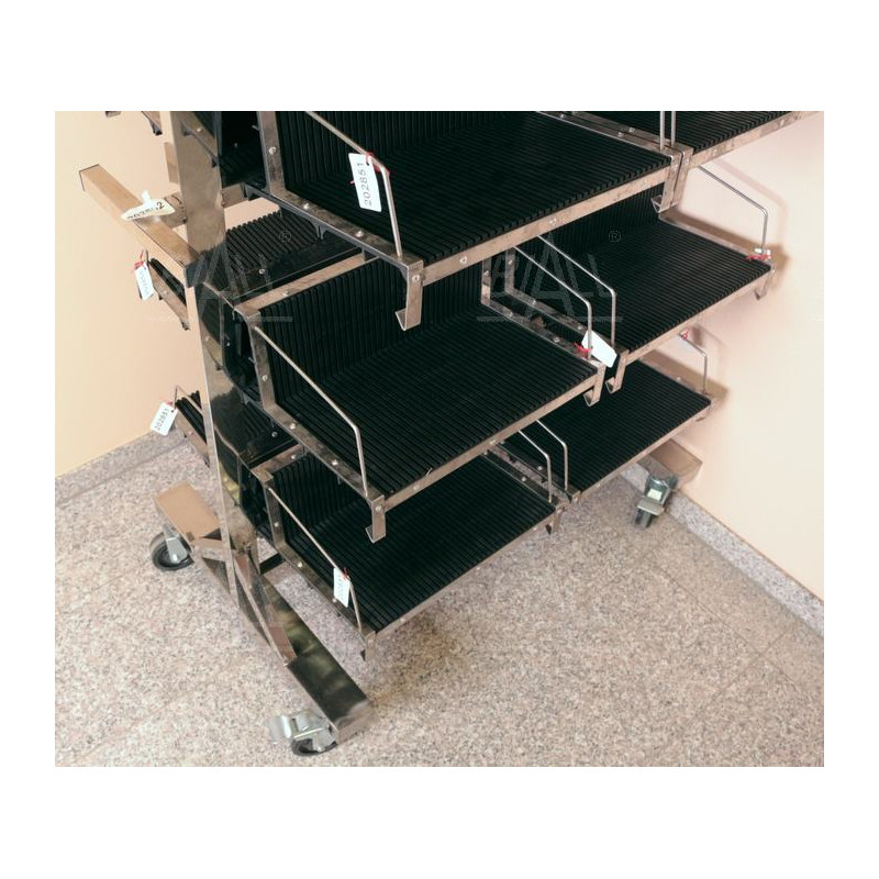 SL-605 Wózek transp. ESD do zaw. racków 1050x540x1400