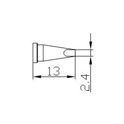 Grot 662 stożek  ścięty 2,4mm do LF2000/LF8800/LF853D