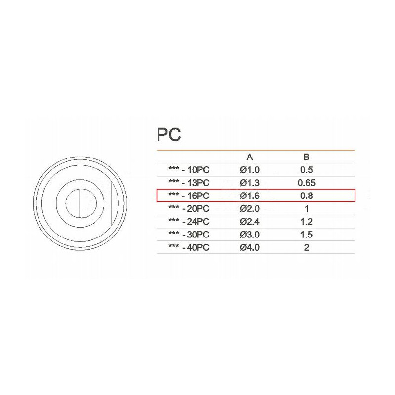Grot 911G-16PC do robota lutowniczego QUICK