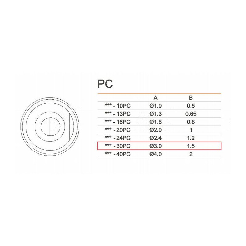 Grot 911G-30PC do robota lutowniczego QUICK