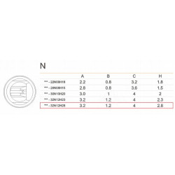 Grot 911G-32N12H28 do robota lutowniczego QUICK