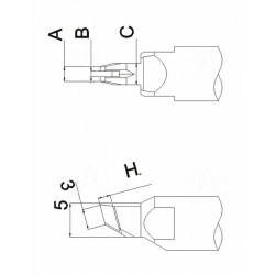 Grot 911G-40N12H28-01 do robota lutowniczego QUICK
