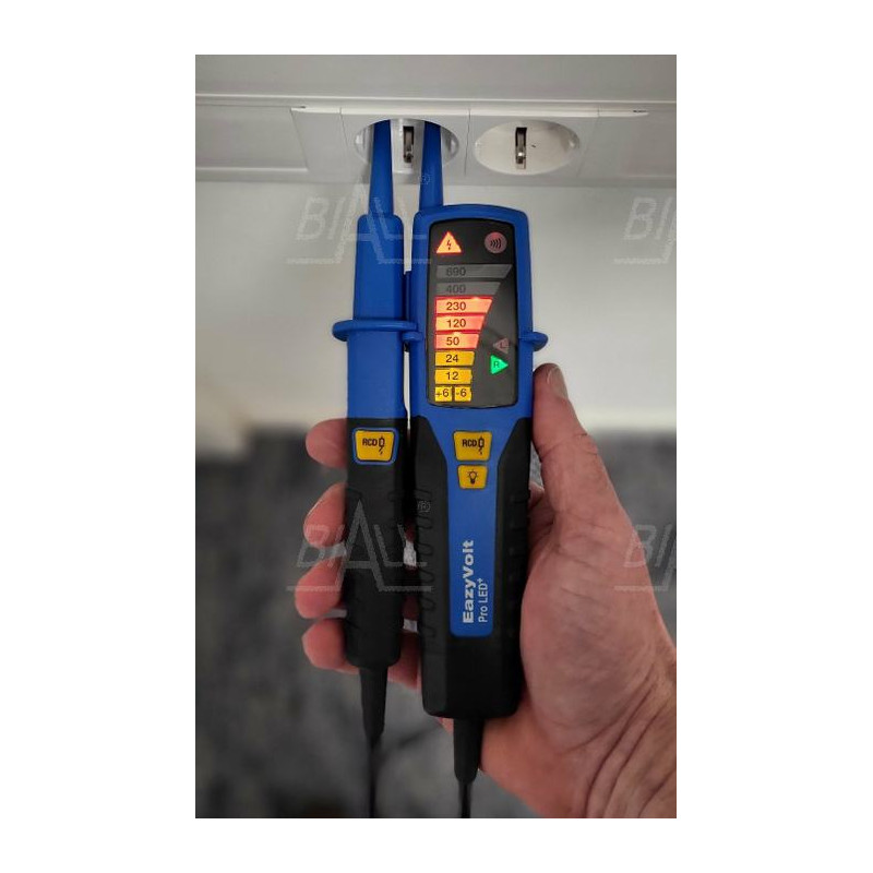 Eazy Volt PRO LED+ Tester elektryka 6..690VAC/DC + RCD