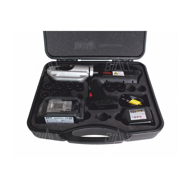 OPT EPB4201 Praska akumulatorowa 12T 6-400mm2 + 2 aku. Li-Ion 18V 4Ah + matryce 35-400mm2