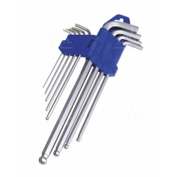 
       OPT ZKA Zestaw kluczy imbusowych/ampulowych FW 1,5-10 mm (9sztuk)
     