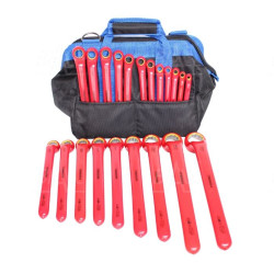 OPT ZKOI-2 Zestaw kluczy oczkowych izolowanych 1000V FW w torbie 6-32 21szt