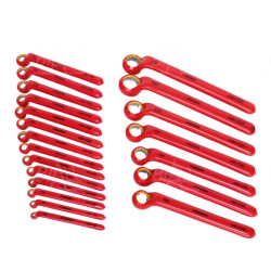 OPT ZKOI-2 Zestaw kluczy oczkowych izolowanych 1000V FW w torbie 6-32 21szt