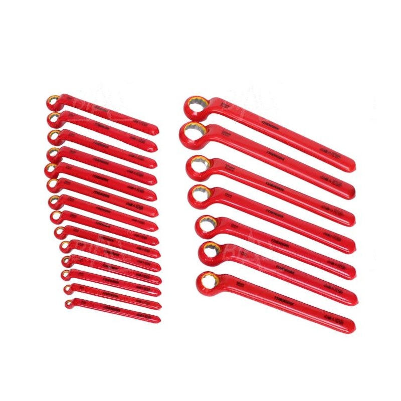 OPT ZKOI-2 Zestaw kluczy oczkowych izolowanych 1000V FW w torbie 6-32 21szt