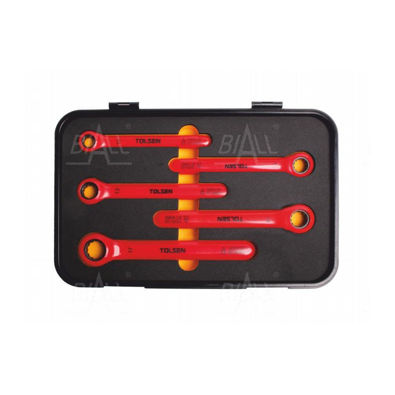 
       OPT ZKOGI-1 Zestaw kluczy oczkowych z grzechotką izolowanych 1000V FW 10-17
     