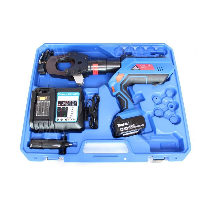 OPT ECT1255 Nożyce akumulatorowe 12T do kabli Cu/Al/AFL 55mm, Fe 22mm