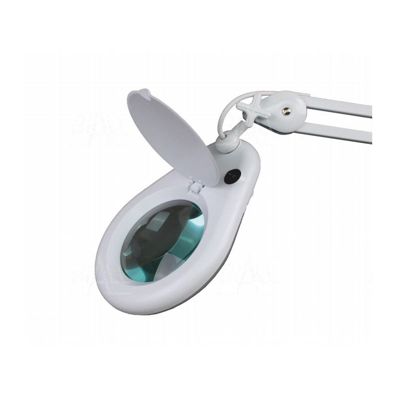 Lampa warsztatowa LED SMD z lupą (127mm) 8066D2LED-A 8D 9W