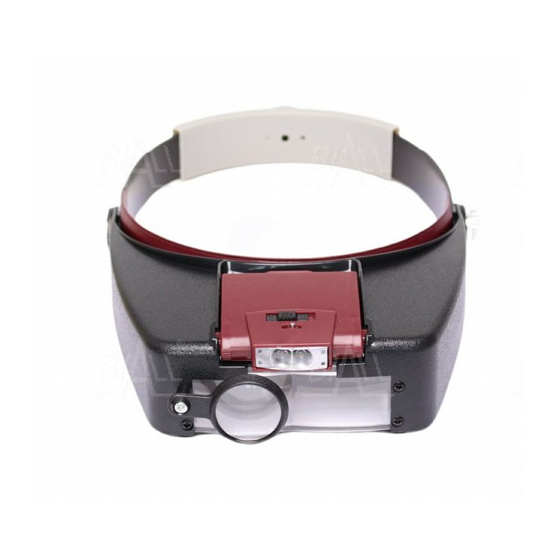 Lupa nagłowna  1,5x  3x  8,5x  10x z podświetleniem LED LN-81007-A