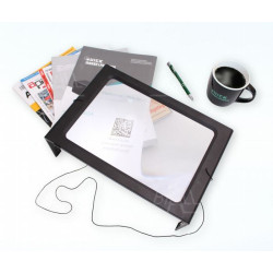 Lupa soczewka Fresnela 2,5x do czytania z podświetleniem LED