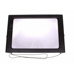 Lupa soczewka Fresnela 2,5x do czytania z podświetleniem LED